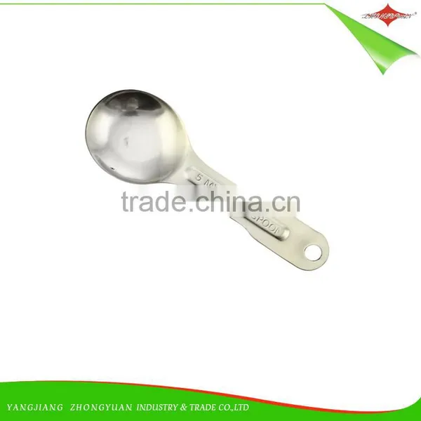 ZY-L2003 Wholesale High Quality 4pcs Kitchen Stainless Steel Measuring Spoons Set photo-3