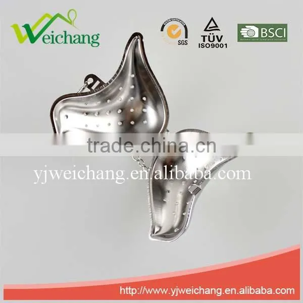 WCJ463 Good Quality Hot Sale Stainless Steel Bird Shape Funny Shape Tea Ball Tea Infuser With Tray photo-2