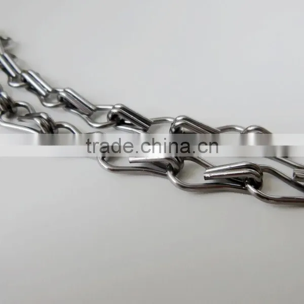 Wholesale 12mm Decorative Silver Color Metal Aluminum Chain for Decoration photo-3