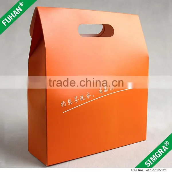 Factory Customized Paper Craft Gift Boxes Handle Bag photo-2