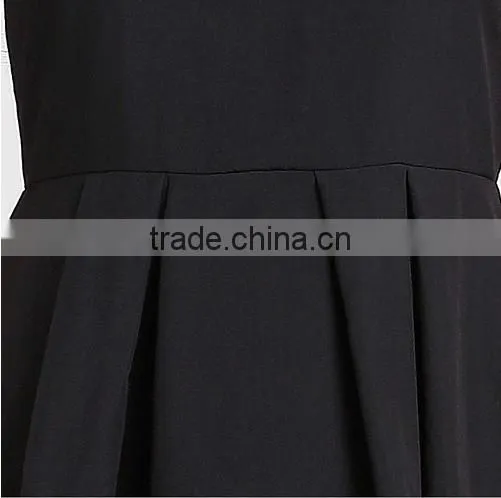 2016 Round Neck Solid Casual Summer Dress photo-4