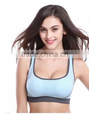 2017 High Quality Fitness Sports Wear Breathable Sexy Women Sports Bra photo-5
