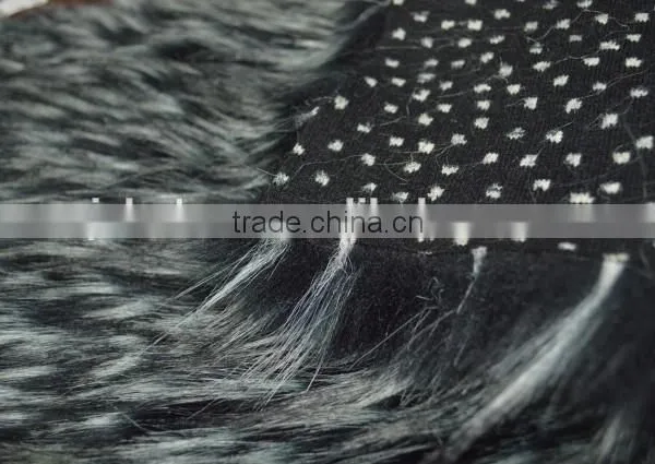 2015 Hot Black And White Hair Dyed Raccoon Furs photo-4