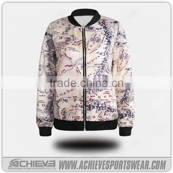 Wholesale Men Polyester Bomber Jackets, Custom Lady Outdoor Sports Jacket photo-2