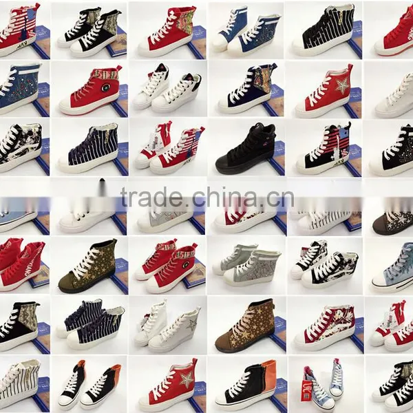 GZY All Sorts of Design Mixed Wholesale Ladies Canvas Shoe photo-5