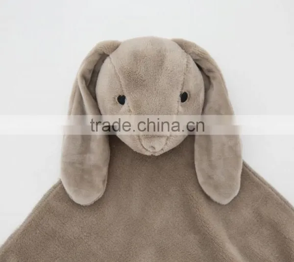Best Sell Baby Product Soft Coral Fleece Push Rabbit Toy Thick Baby Thin Blanket photo-3