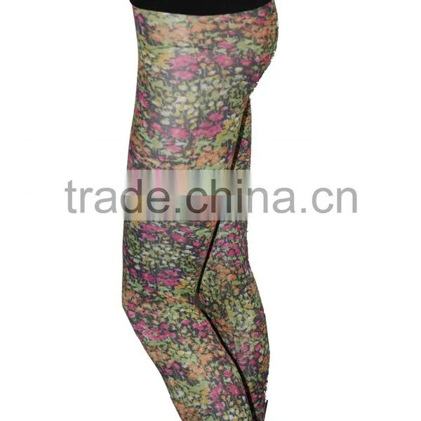 Digital Printed Nylon Leggings photo-3
