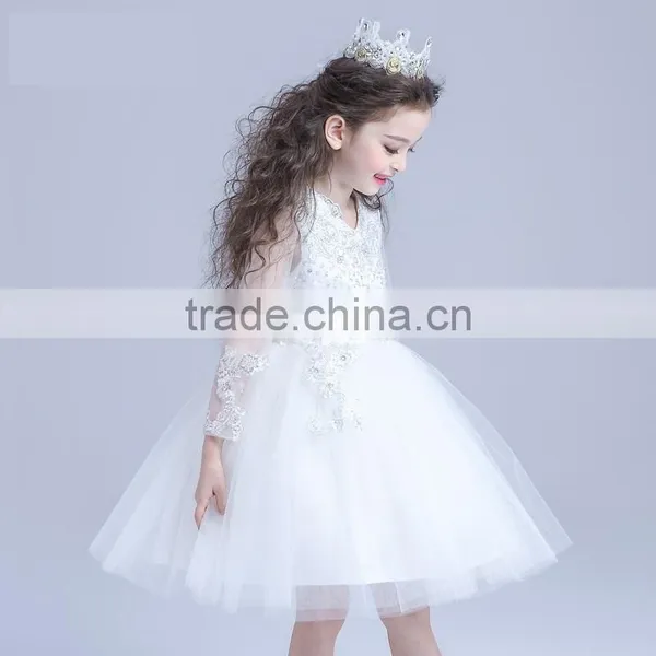 New Top Quality Satin Girls Dresses Children Frocks Designs of Girl Dress photo-2