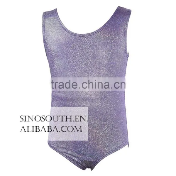 2017 Wholesale Kids Girl's Dance Girls Shiny Leotard Girls Gymnastics photo-2