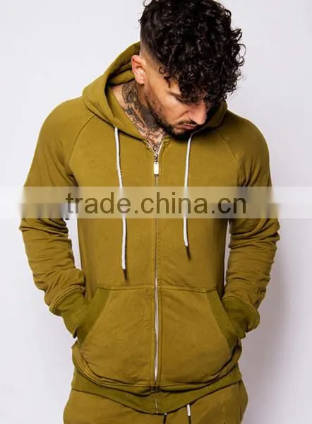 Custom Khaki Tracksuit Blank Tracksuit Wholesale Design Gym Tracksuit photo-2