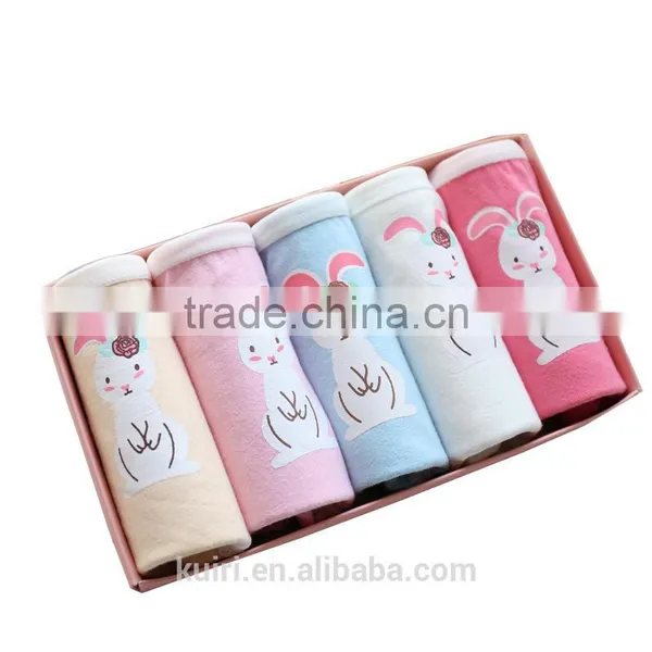 Cute Rabbit Cartoon Cotton Underwear Girl Panties photo-5