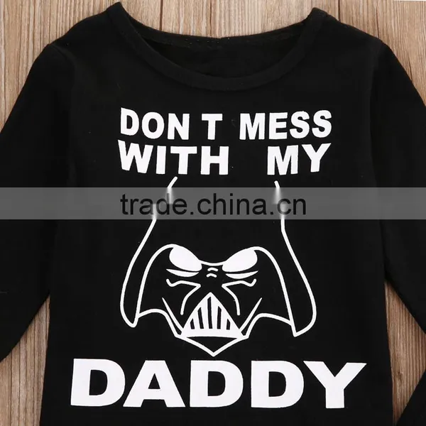 Newborn Baby Boy Sweater Designs Long Sleeve Cotton Printed Tops T-shirt+Long Pants photo-3