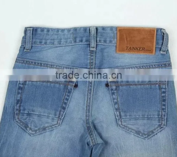 Boys Light Blue OEM/Wholesale HIGH-END100% Cotton Jeans Kids Fashion Denim Blue Jean photo-5