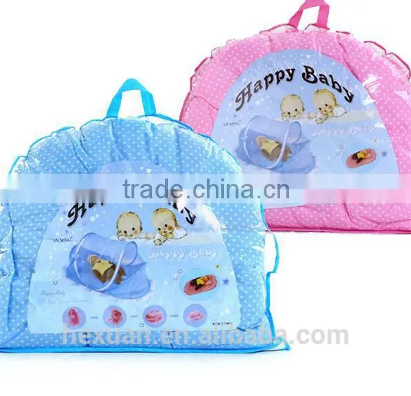 4pcs/Set Baby Crib Sets Portable Folding Type Comfortable Infant Pad With Sealed Mosquito Net Baby Mosquito Net Baby Bedding photo-2