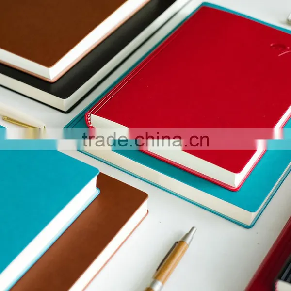 AB/B5 PU Leather Cover Planner Custom Logo Organizer Agenda Paperback Notebook Line Shape photo-3