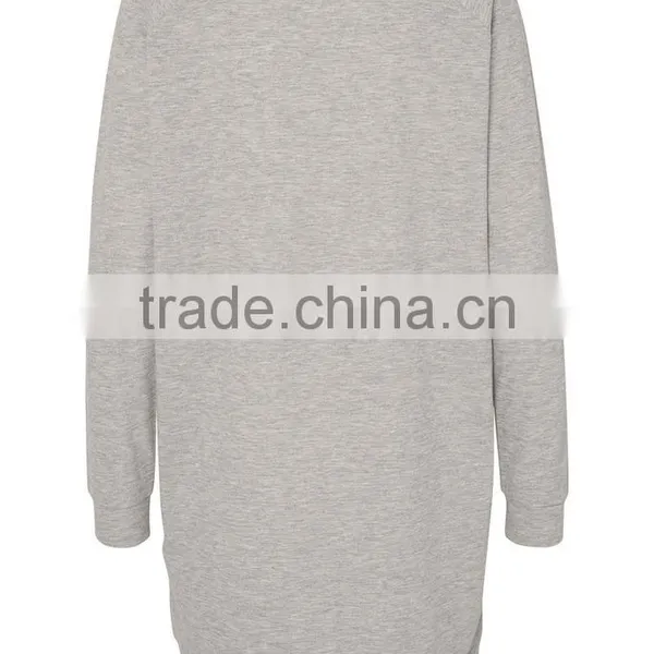 2016 Fashion Wholesale Routine Sweatshirt Ladies Plain Pullover Sweatshirt photo-3