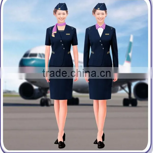2015 Shoujia Fashion Airline Stewardess Uniform photo-5