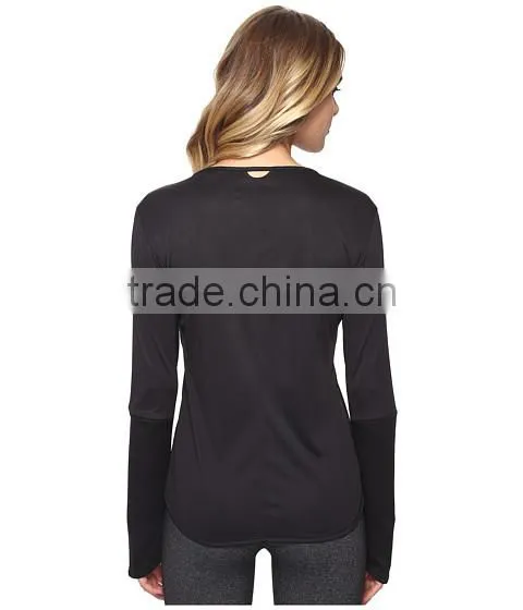 High Quality Women T-shirt Custom T-shirt Women t Shirt Wholesale China O-neck Long Sleeves t Shirt photo-3
