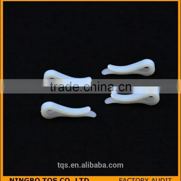 Garment Accessory Without Teeth Shirt Packing White Plastic Clips photo-4