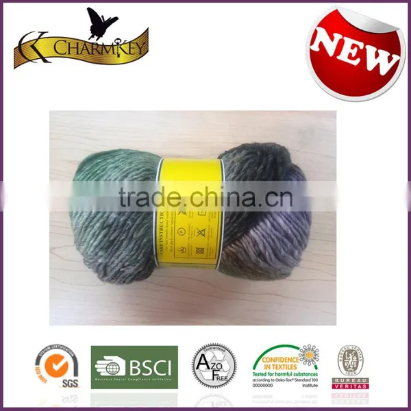 Jacquard Good Quality Silk /Cotton/Polyester Kntting Yarn Made in China photo-4