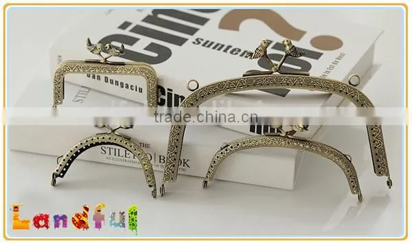 Wholesale Bird Head Kiss Lock Handicraft Supplies Metal Purse Frames photo-5