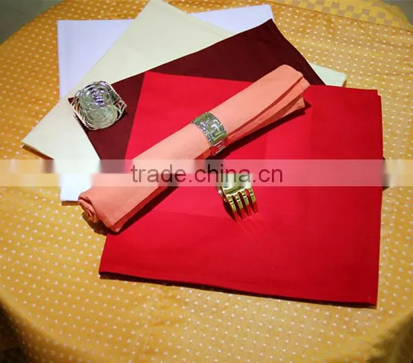 Colored Cotton Dinner Napkins Hotel Table Linen Napkin
