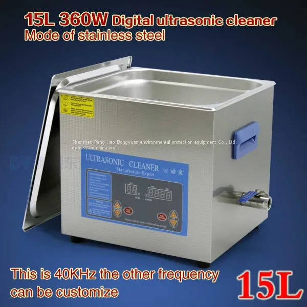 15L 360W Jewelry Ultrasonic Cleaner Ultrasonic Cleaning Machine for Jewelry Fatory photo-4