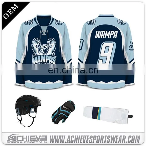 Cheap Wholesale Blank Hockey Jerseys Ice Hockey Goalie Jerseys Custom Hockey Jerseys photo-4