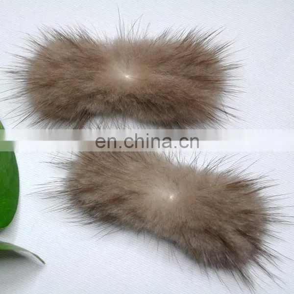 Handmade Real Fur Decoration Wholesale Genuine Fur Bowknot for Girl photo-4