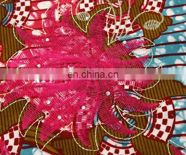 2016 Most Pupular Wax With Guipure Fabric for Women photo-4