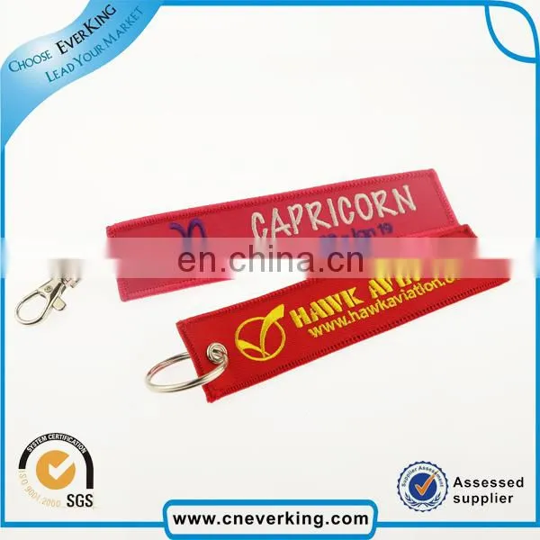 Cheap Custom Embroidery Keychains With Merrow Border photo-2