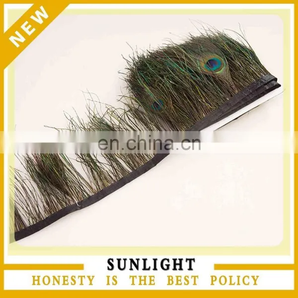Fashion Wholesale Natural Peacock Feather Trimmings photo-2