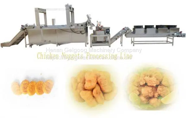Low Price Fried Chicken Nuggets Production Line With High Efficiency photo-2
