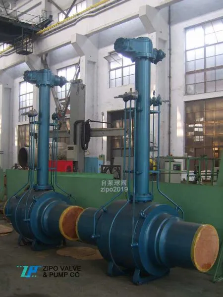 Underground Fully Welded Ball Valve With Stem Extension photo-2