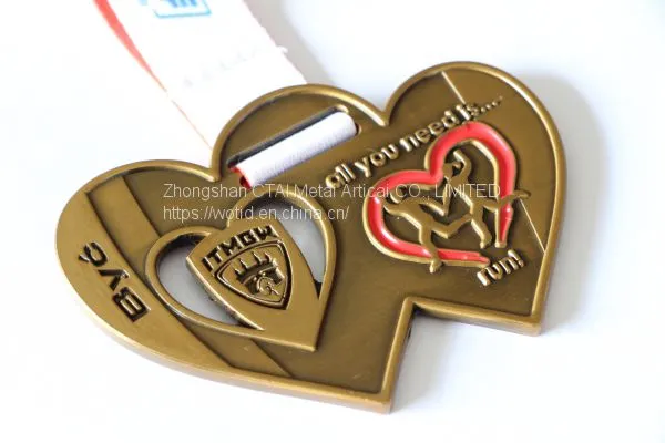 Cheap Custom 2D Metal Running Finishers Sports Medals With Colors photo-2