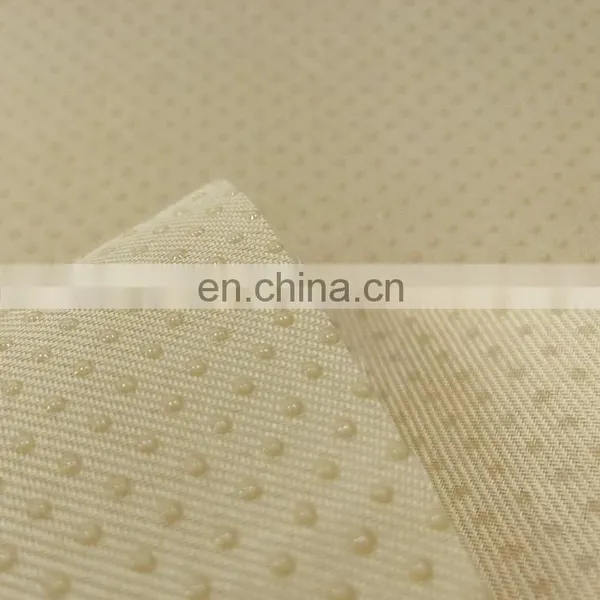 Anti-slip Function 100% Polyester Fabric Twill Gabardine Fabric Silicone Dots Fabric photo-3