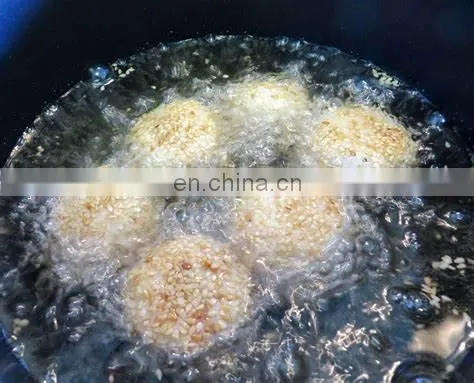 Small Sesame Seed Balls Rolling Machines Fried Sesame Balls Encrusting Machine Price for Sale photo-2