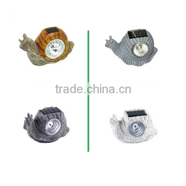 Solar Power Rechargable Snail LED Light photo-2
