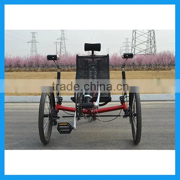 Two Front Wheel Folding Recumbent Trike For Adult photo-2