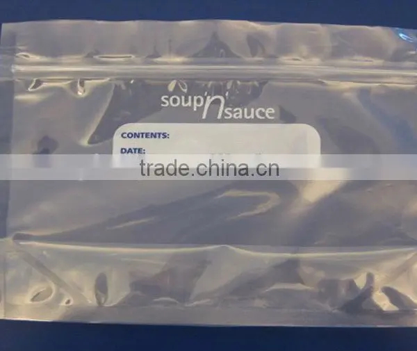 Pull-resistant Freezer Storage Bags With White Writing Stripe