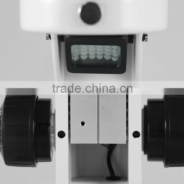 ZJ-619 76mm LED Dual Illuminated Light Fine Focus Microscope Track Stand photo-2