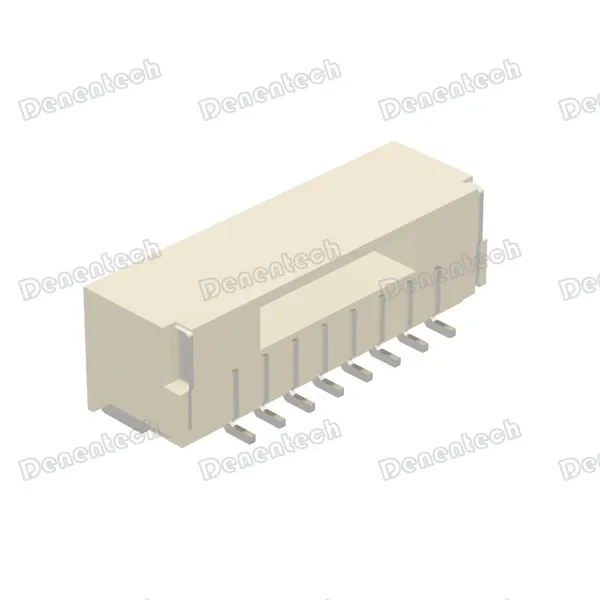 Denentech 1.25mm Pitch Wafer GH Type Single Row Right Angle SMT Connector photo-2