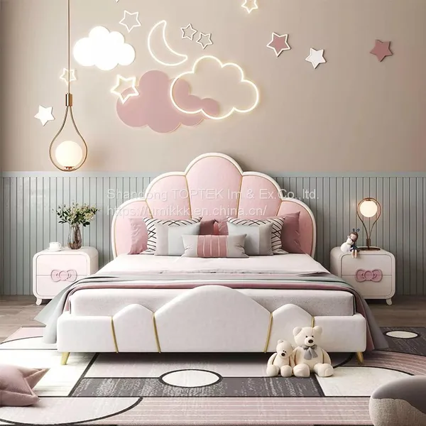 Umikk Kids Style Bed Customized Bedroom Furniture Bed Solid Wood Frame Bunk Bed photo-4