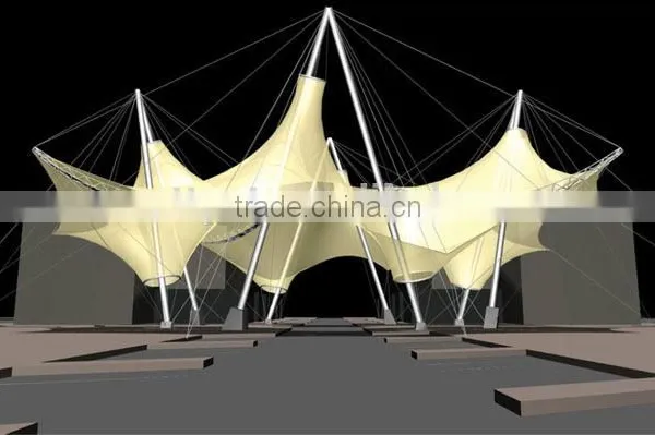 Low Price Wind Load PVDF Tension Membrane for Discos