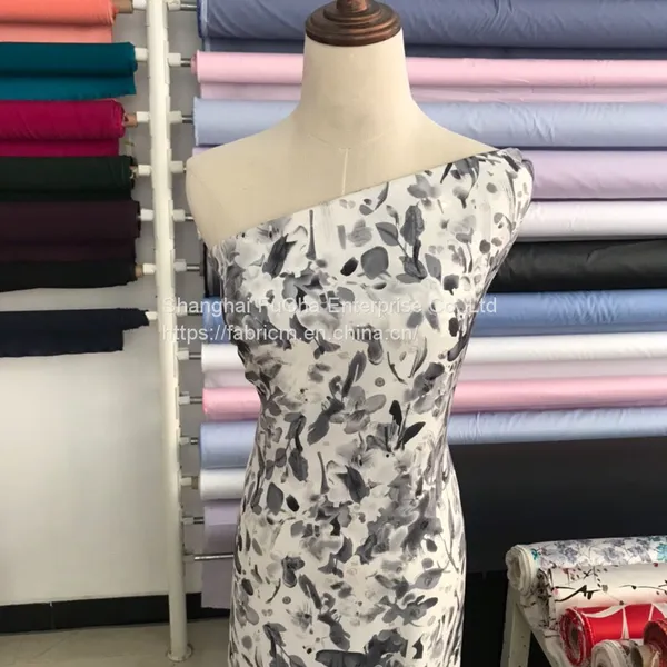 90gsm 100% Cotton Floral Digital Print Poplin Fabric For Garment photo-3