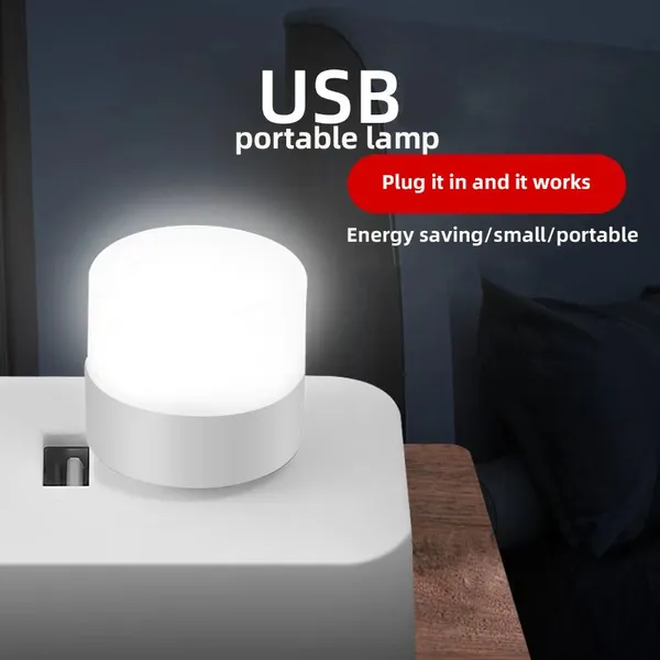 2022 Wholesale Small Book Lamps LED Eye Protection Reading Light Small Round Light Night Light photo-5