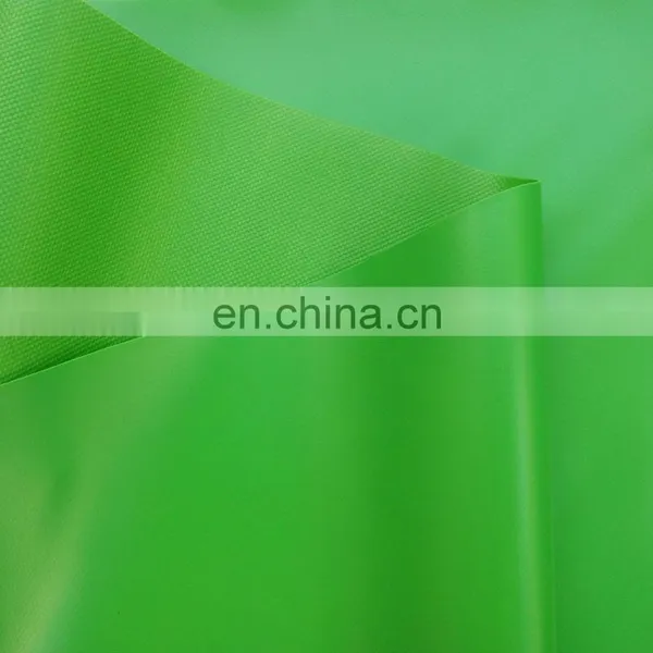 610gsm Green Waterproof Vinyl Polyester Tear Resistant Protective Pvc Coat Tarpaulin Fabric Roll photo-2