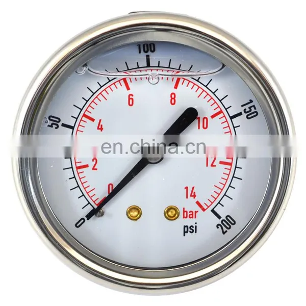 Low Pressure Gauge 50mm 0/15 PSI 0/1 Bar photo-5