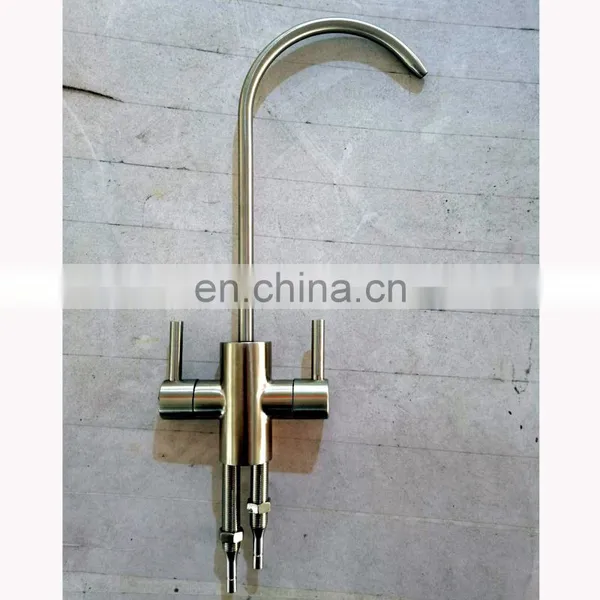 Food Grade SUS304 Double Ways Water Filter Faucet 3054 for Water Filtration System Kitchen Faucets photo-3