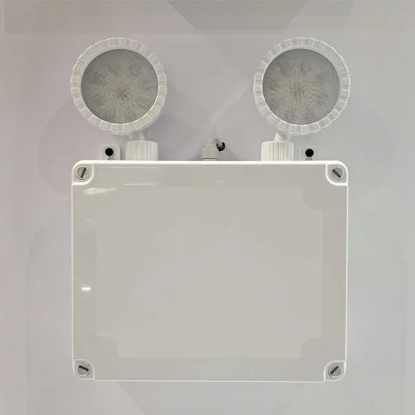 IP65 Waterproof Double Heads Emergency Light 2×3W Duration 3 Hours photo-4